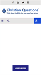 Mobile Screenshot of christianquestions.com